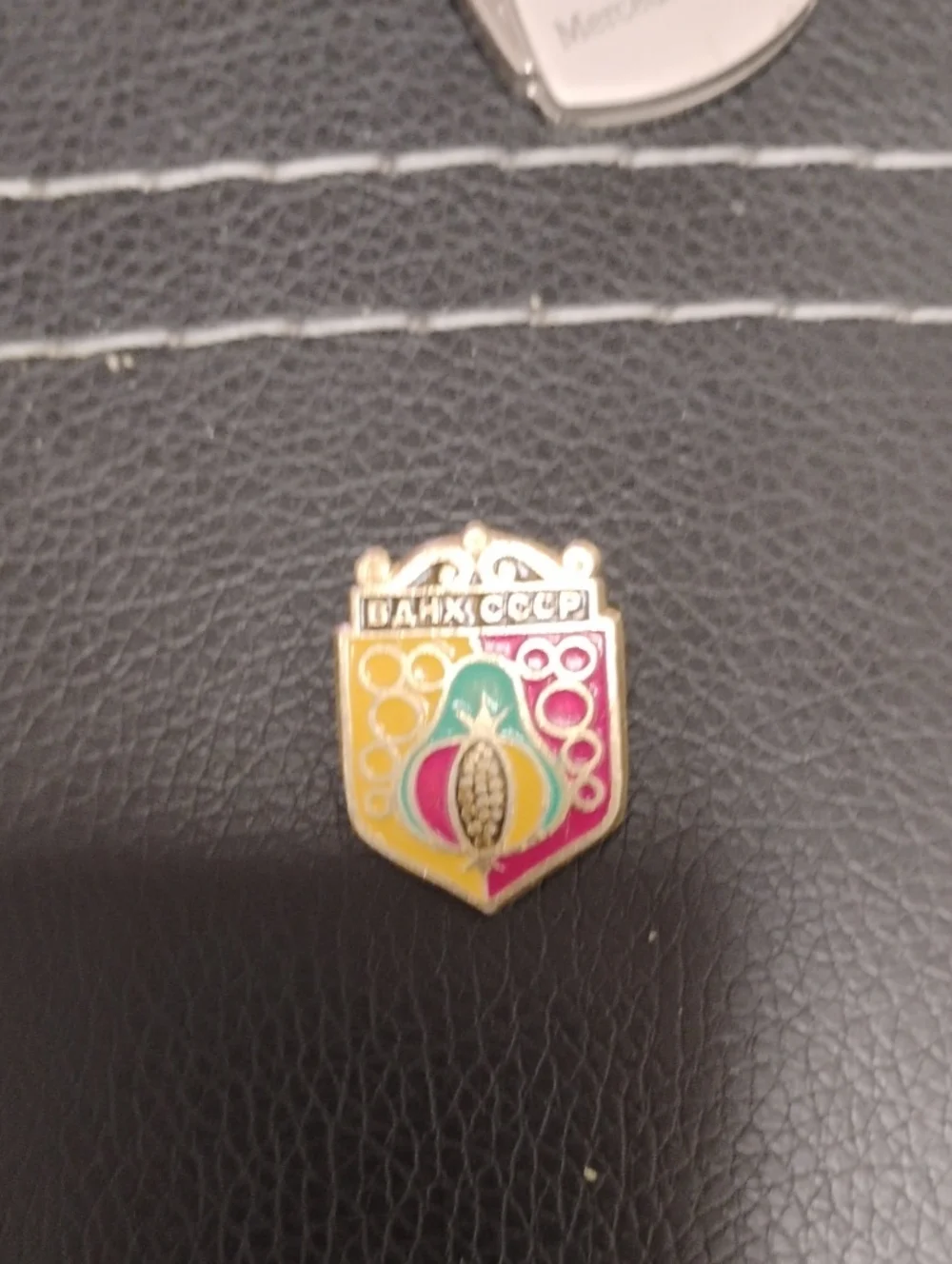 VINTAGE SOVIET VDNKH(EXHIBITION OF ACHIEVEMENTS OF NATIONAL ECONOMY) PIN